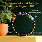 Super 9 Chakra Healing Energy Stone Bracelet