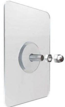 Heavy Duty Transparent Wall Hooks (Pack of 10)