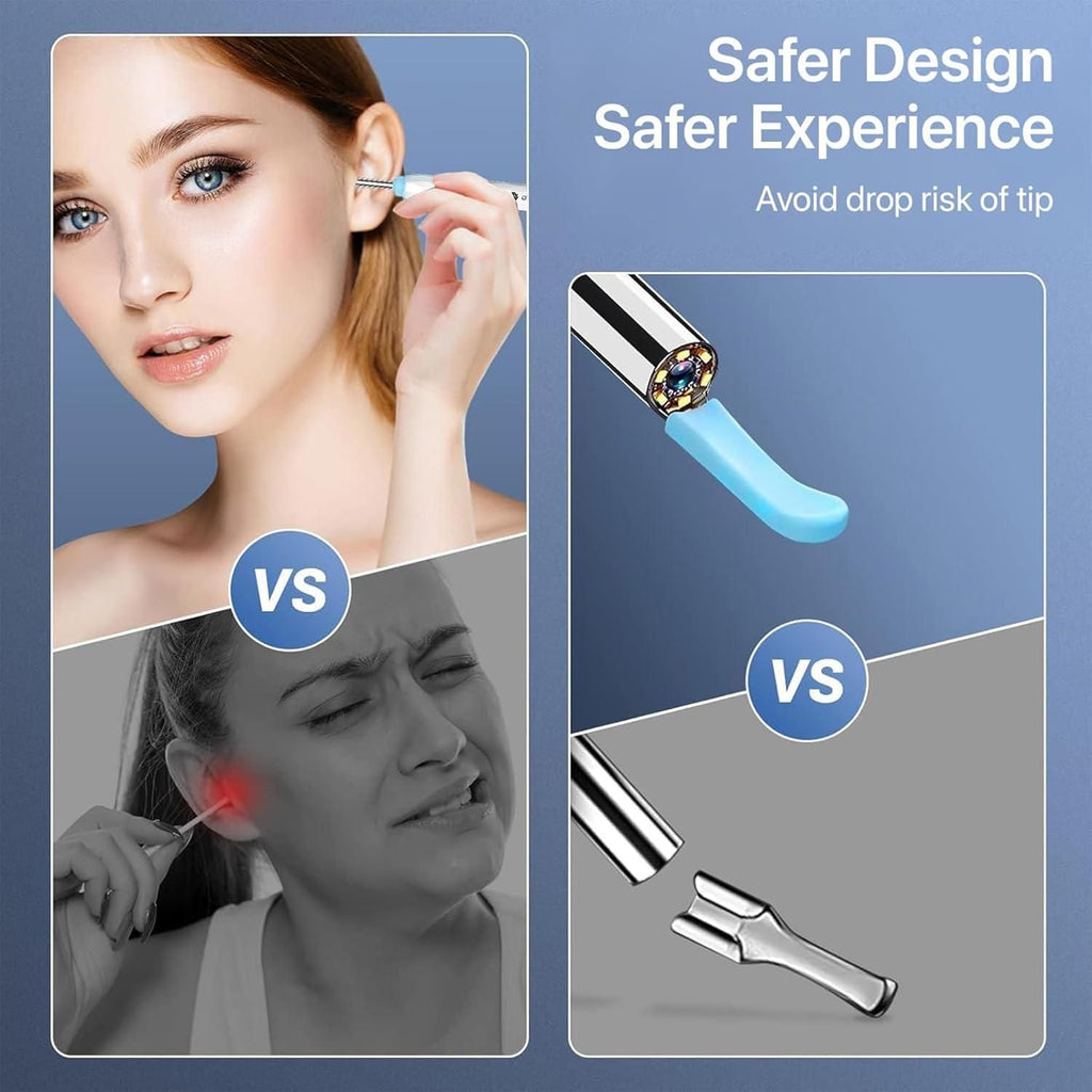 Smart Visual Ear Wax Cleaner with Wi-Fi Otoscope