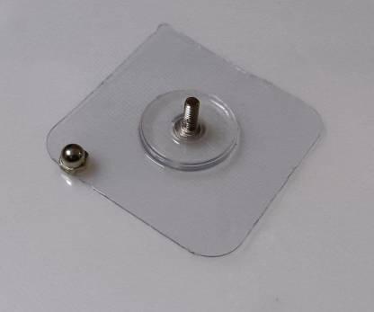 Heavy Duty Transparent Wall Hooks (Pack of 10)