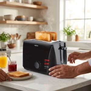 Gold Crust 2 Slice Pop Up Toaster 800W | Milton