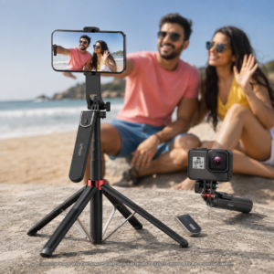 Selfie Stick Tripod with 360° Rotation & Remote for Mobile, GoPro & Camera | Celfiexpt 71-Inch