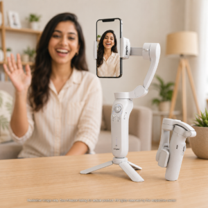 DIGITEK DSG-007F 3-Axis Smartphone Gimbal – Android & iOS Vlogging Stabilizer