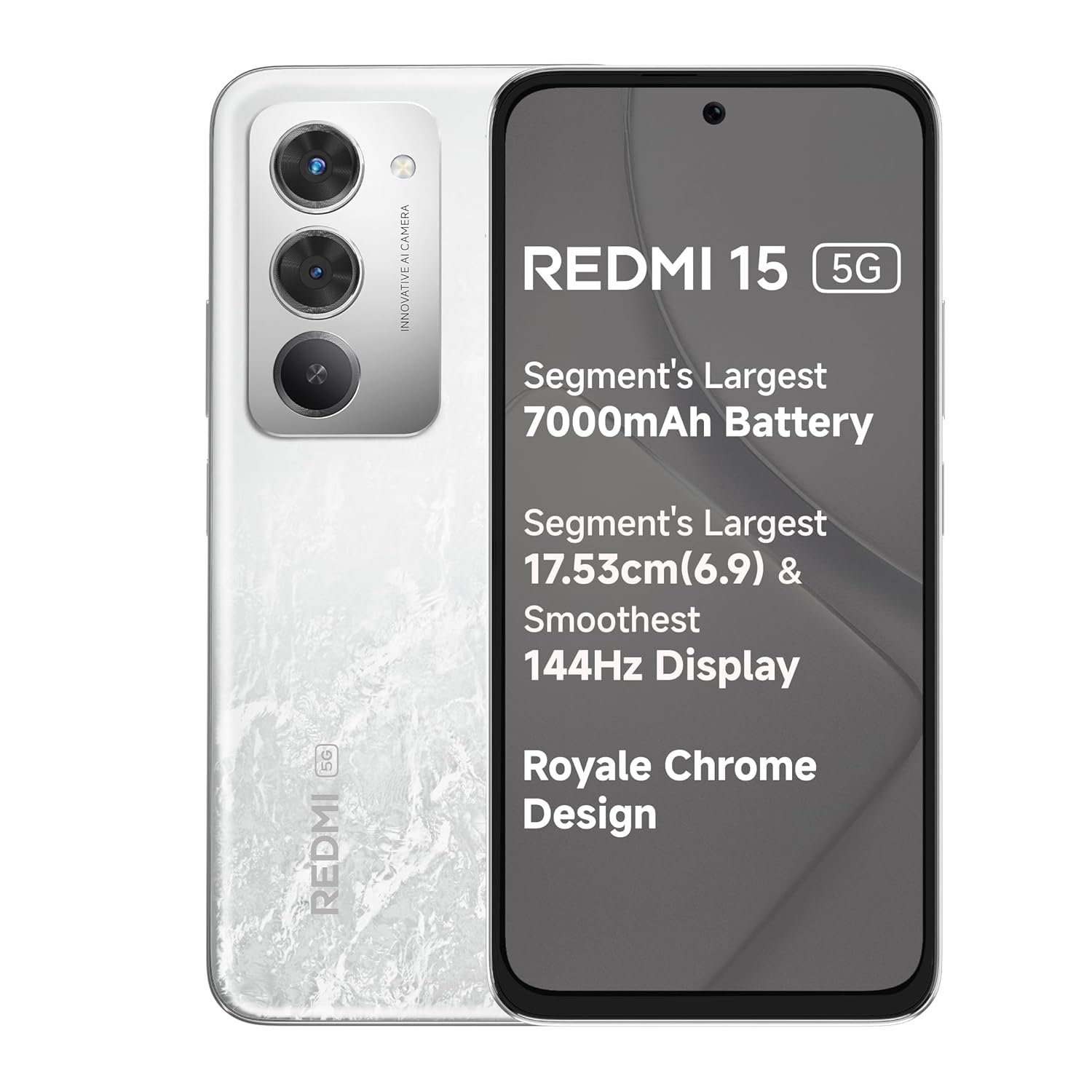 REDMI 15 5G Frosted White 8GB + 256GB